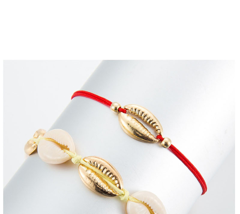 Fashion Gold Ball Shell Alloy Anklet,Fashion Anklets