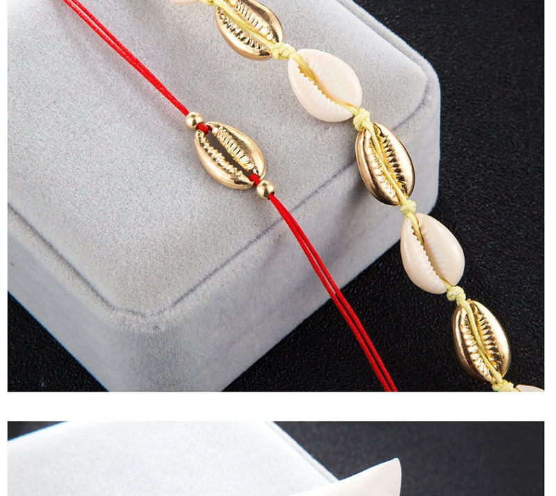Fashion Gold Ball Shell Alloy Anklet,Fashion Anklets