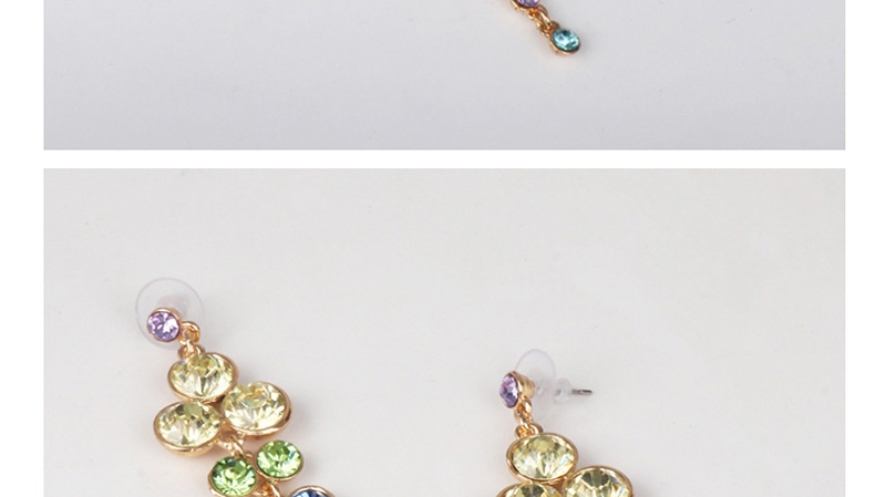 Fashion Color Grape Stud Earrings,Drop Earrings