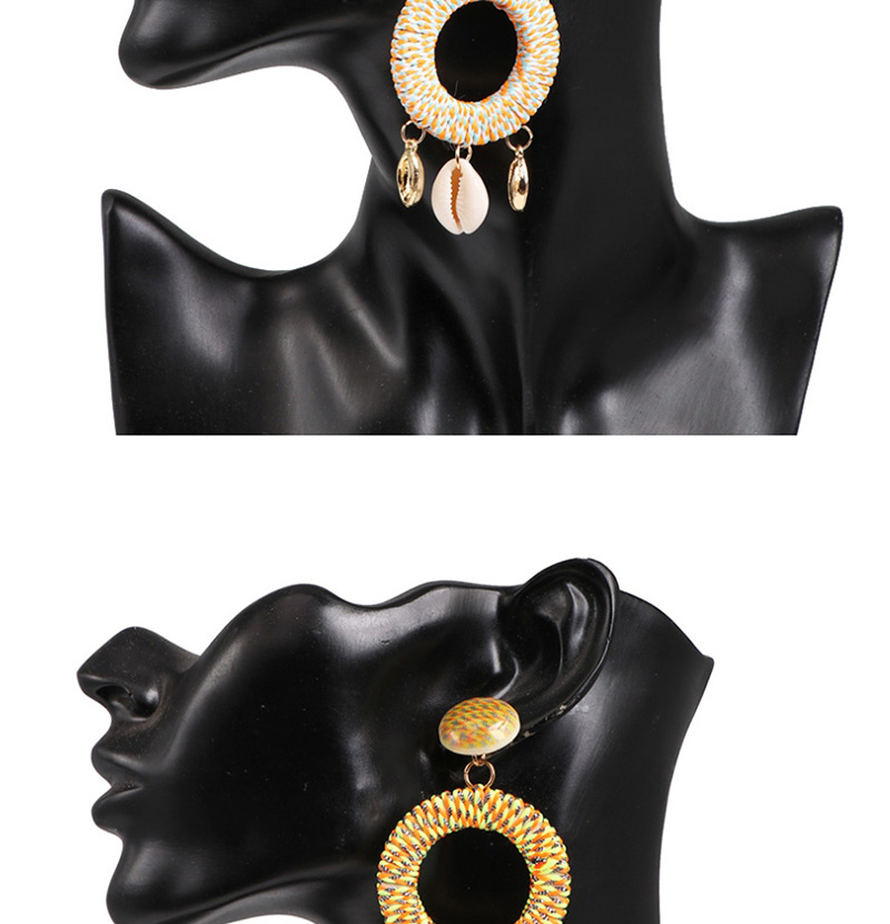 Fashion Black Shell Earrings,Drop Earrings