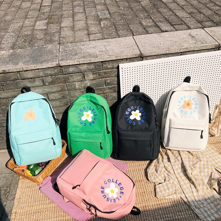 Fashion Pink Flower Backpack,Backpack