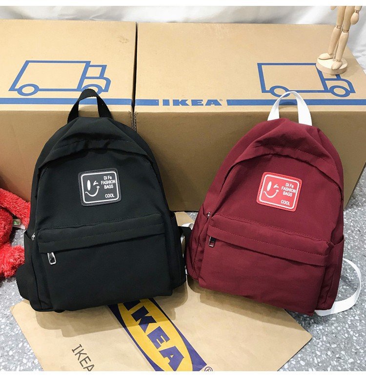 Fashion Red Solid Color Bag,Backpack