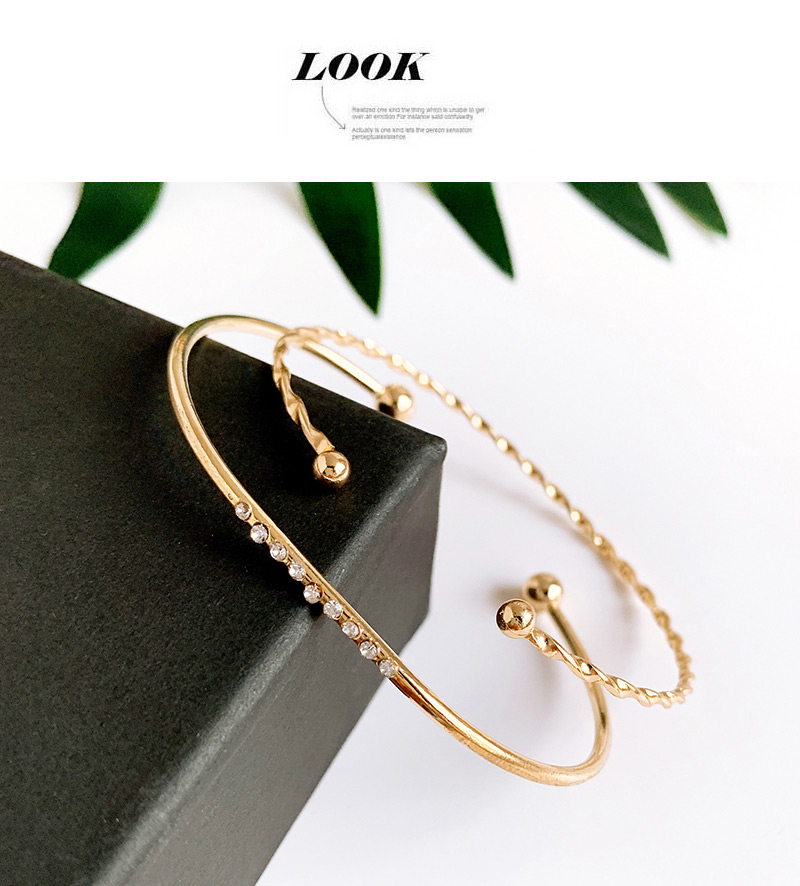 Fashion Gold Alloy Leaf Bracelet Set,Bracelets Set