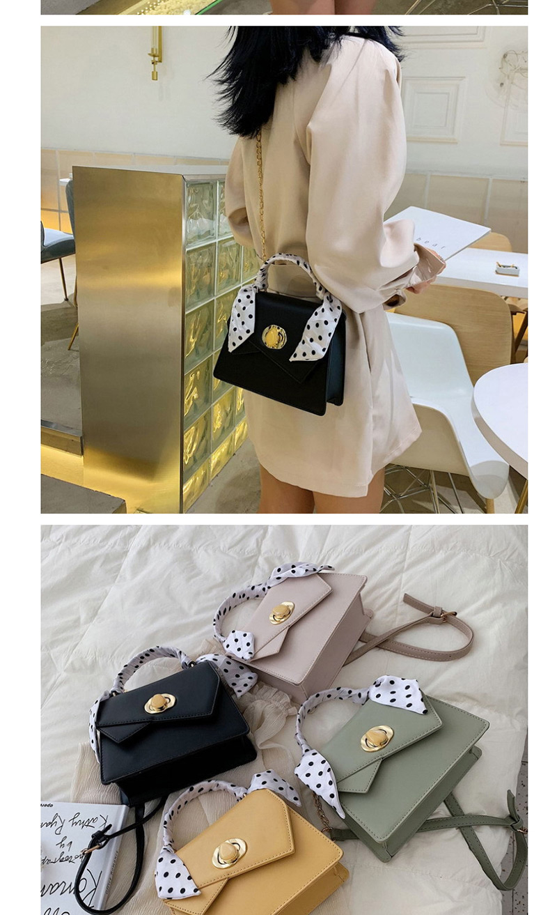 Fashion Green Hand Chain Single Shoulder Sliver Scarf Bag,Handbags