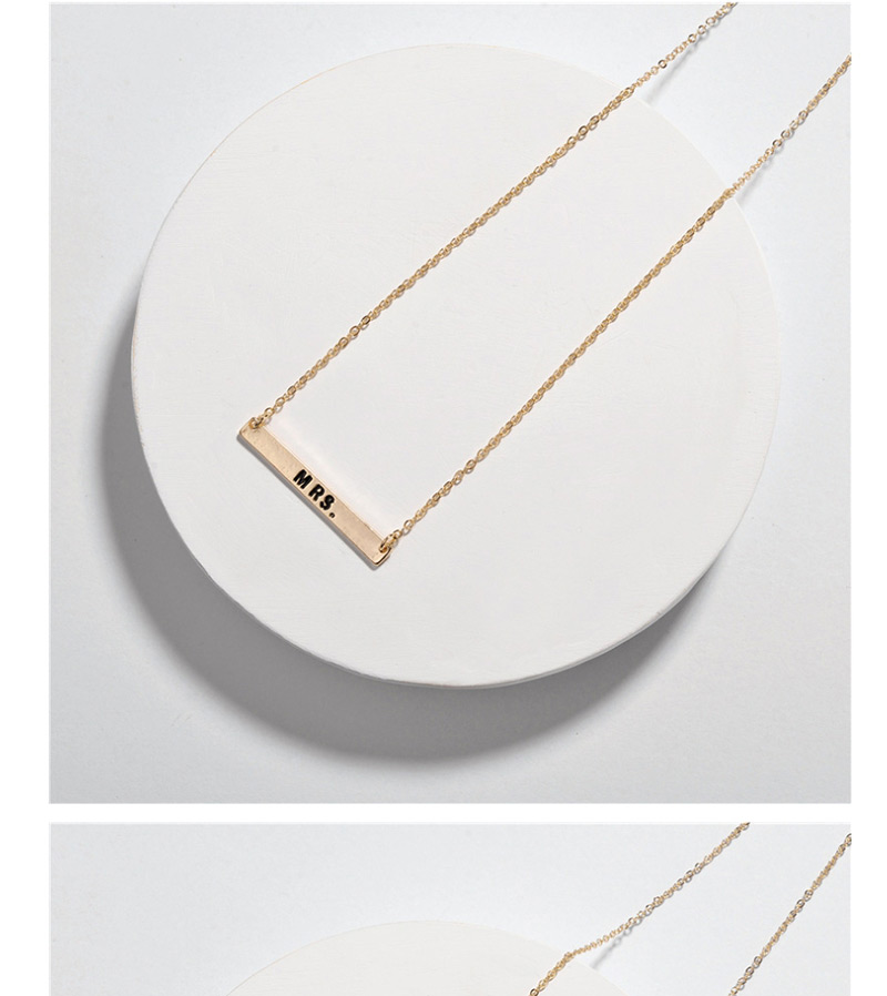 Fashion Faith Hope Love Alloy Letter Smudged Rectangular Necklace,Pendants