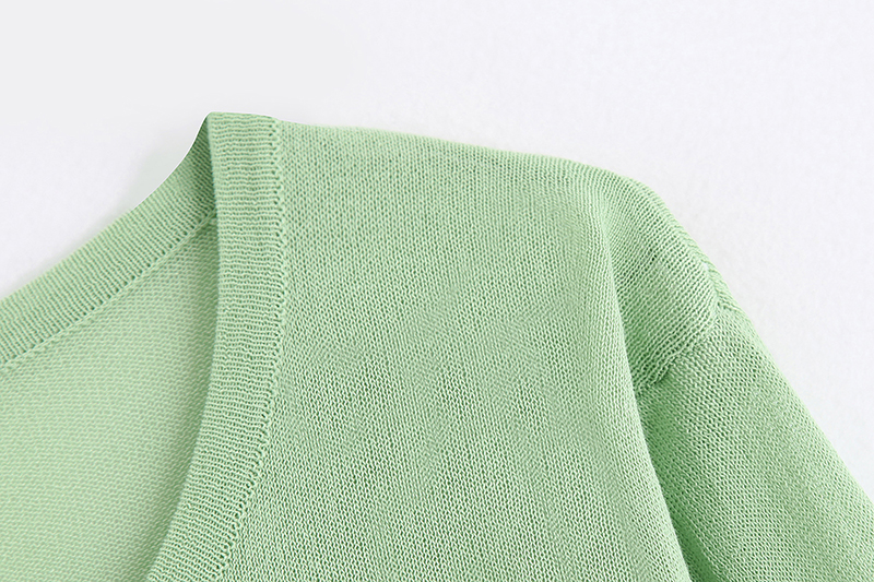 Fashion Green Drawstring Ice Silk Sweater Sunscreen Blouse,Sunscreen Shirts