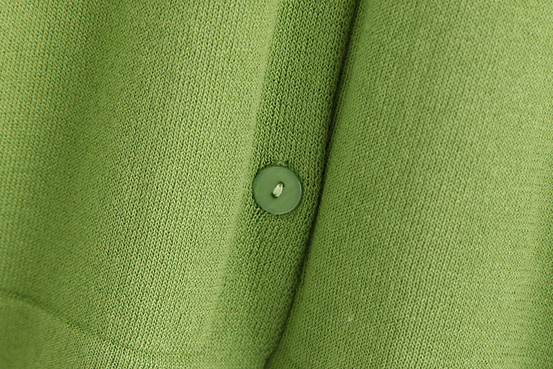 Fashion Green V-neck Sun Protection Clothing,Sunscreen Shirts