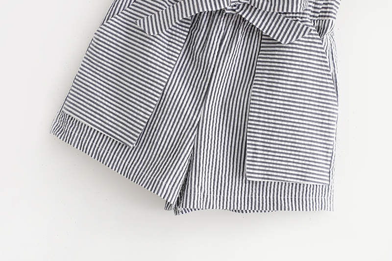 Fashion Stripe Striped Shorts,Shorts