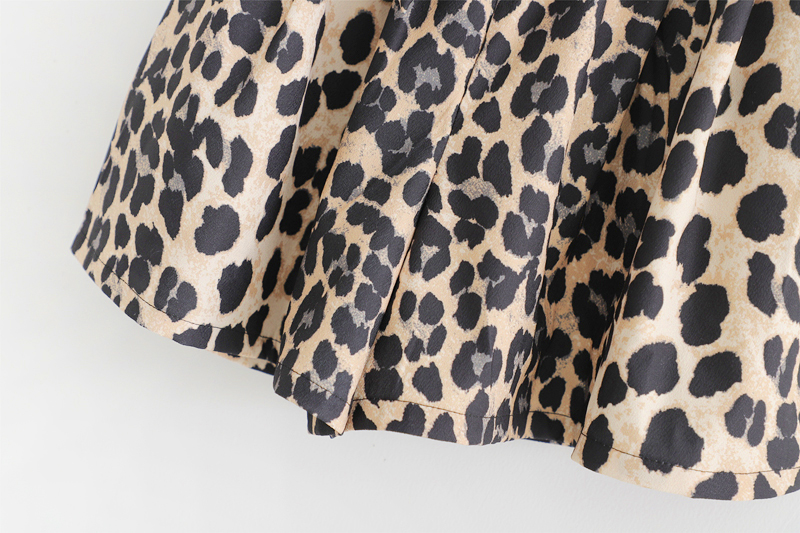 Fashion Leopard Animal Print Print Shorts,Shorts