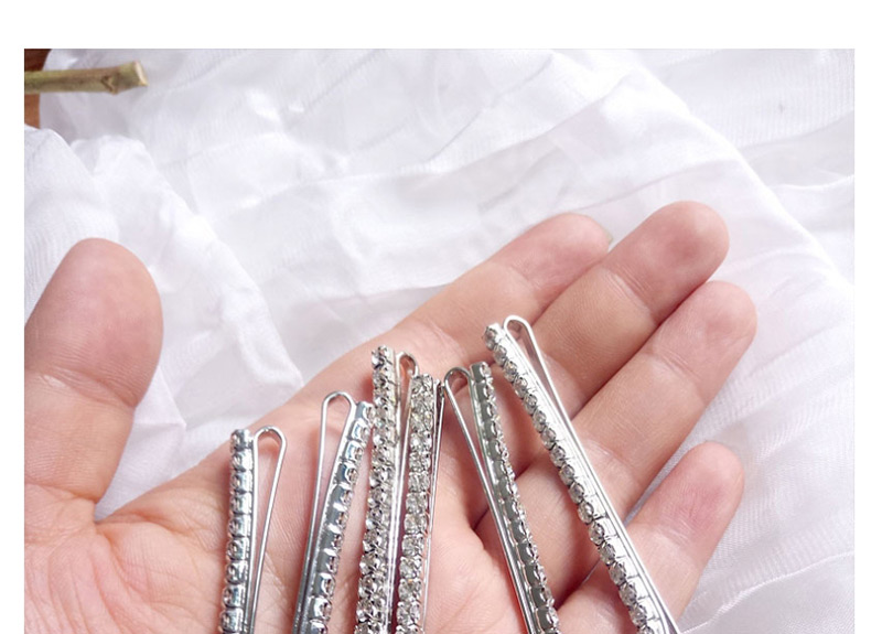 Fashion 1 Silver Crystal Diamond Hair Clip Set,Hairpins
