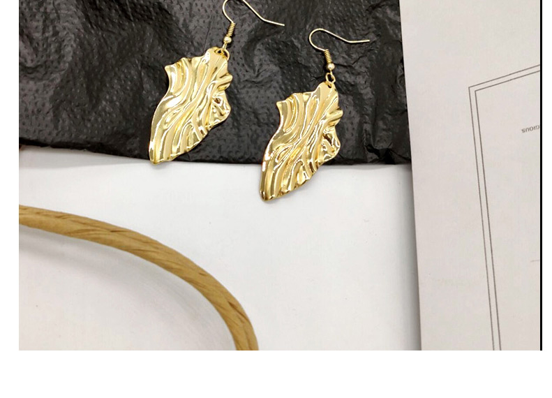 Fashion Gold Metal Irregular Sequin Earrings,Drop Earrings