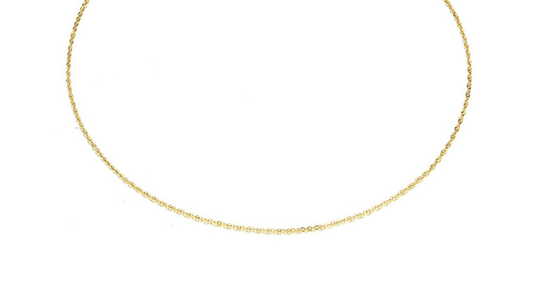 Fashion 42+8cm Gold-30647 Stainless Steel Geometric Chain Necklace,Necklaces
