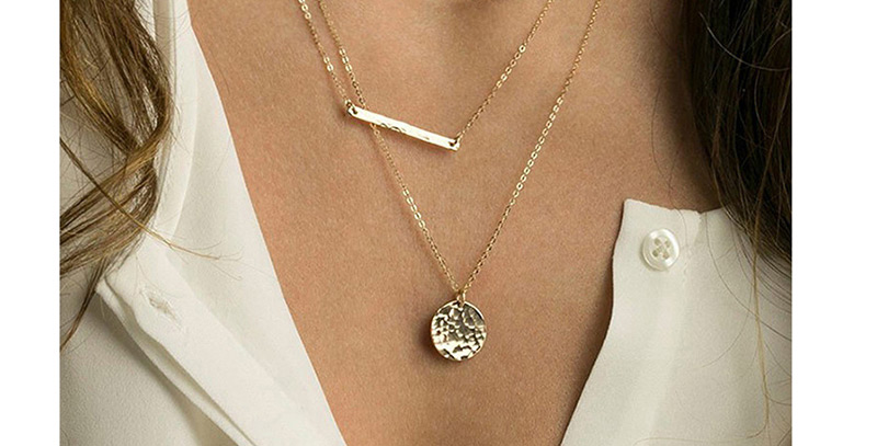 Fashion Steel Color Stainless Steel Necklace,Necklaces