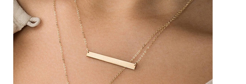 Fashion Steel Color Stainless Steel Word Pendant Necklace,Necklaces