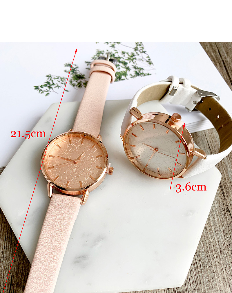  Wine Red Alloy Pu Watch,Ladies Watches