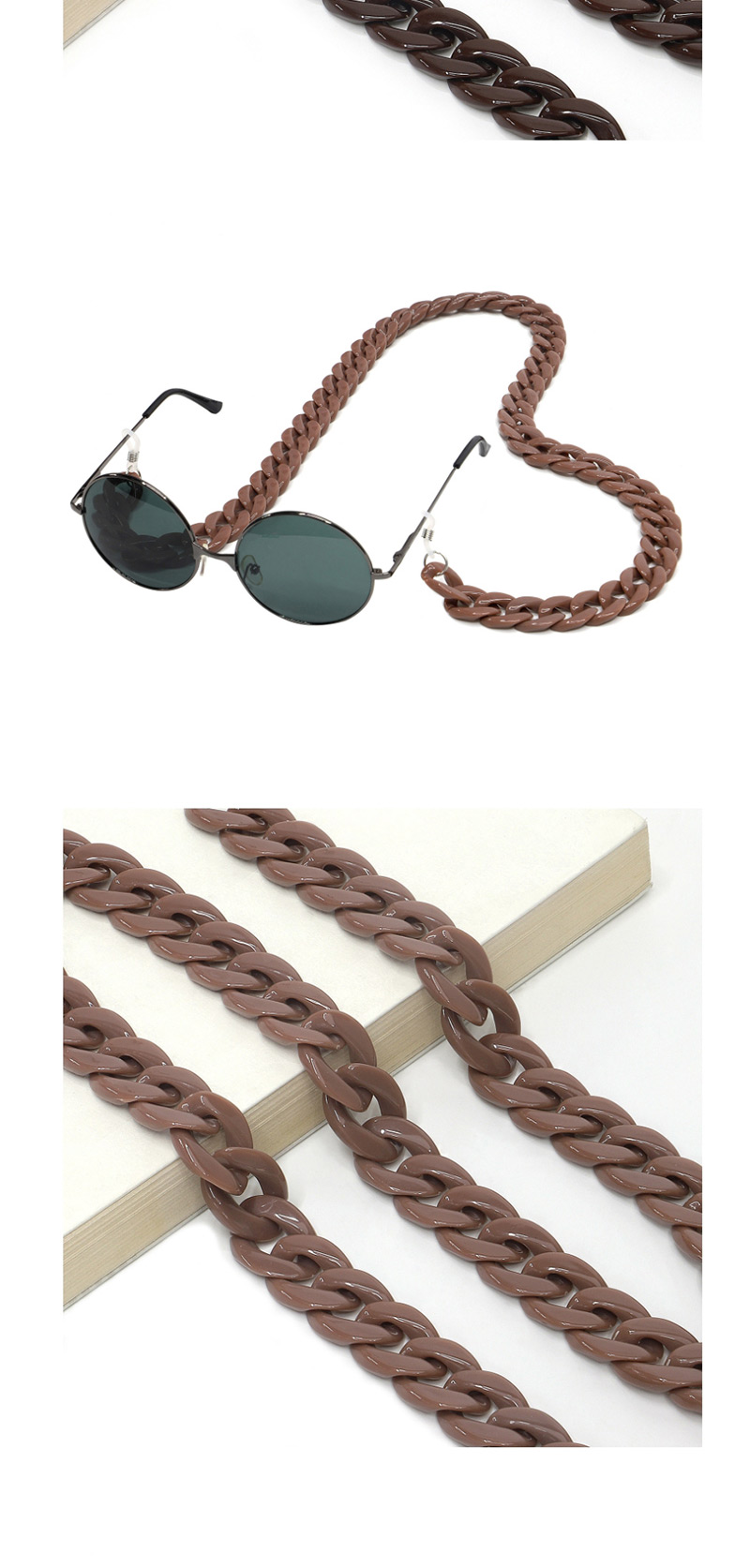  Creamy-white Acrylic Glasses Chain,Sunglasses Chain