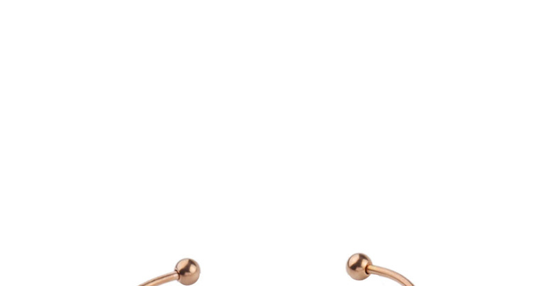 Fashion Rose Gold Stainless Steel Love Knotted Open Bracelet (letter Optional),Fashion Bangles