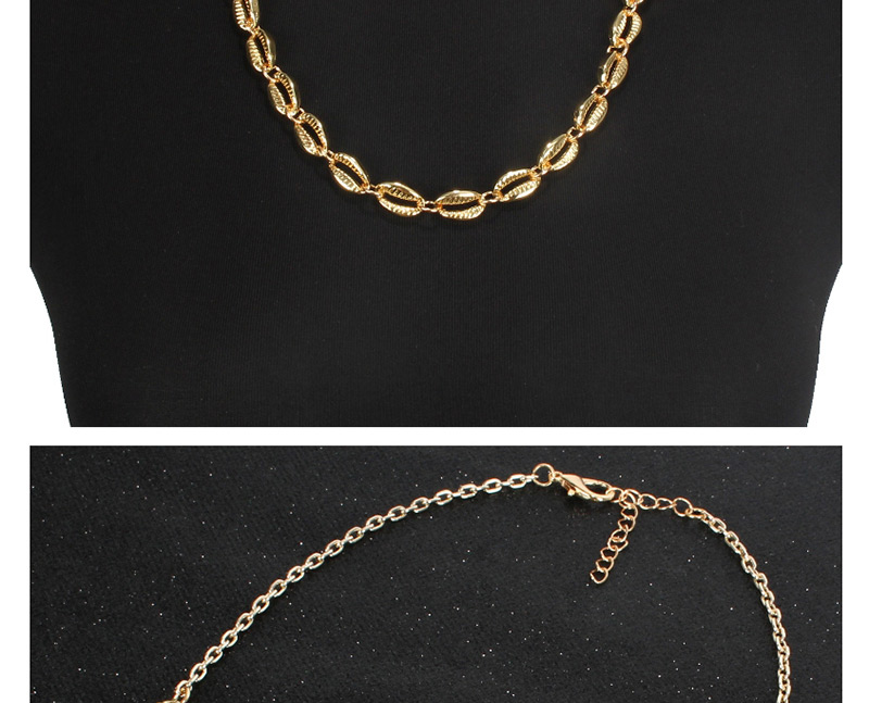 Fashion Gold Alloy Shell Necklace,Pendants