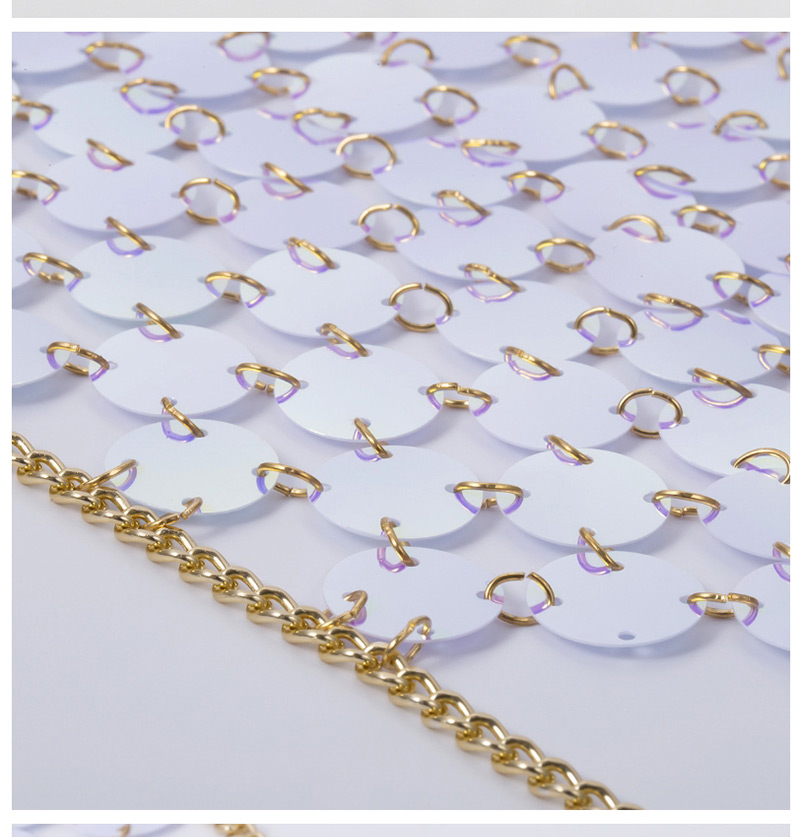 Fashion Color Sequined Sling Body Chain,Body Piercing Jewelry