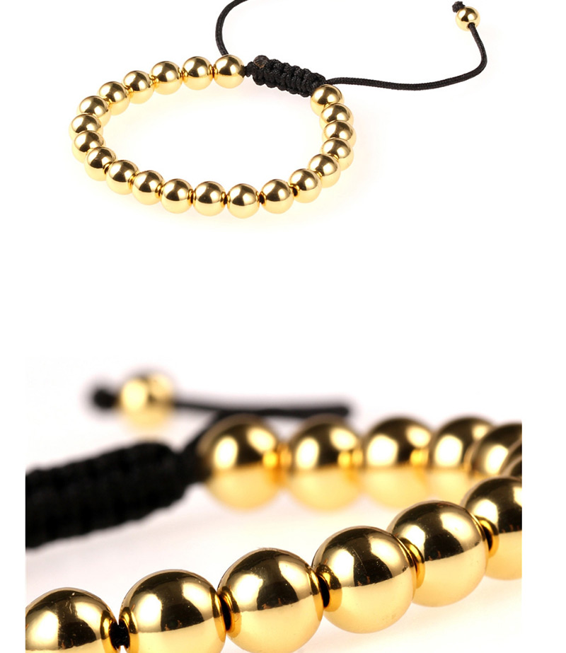 Fashion Rose Gold 8mm Solid Color Retaining Steel Bracelet,Necklaces