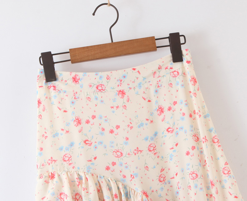 Fashion Color Color Matching Fishtail Skirt Cake Skirt,Skirts