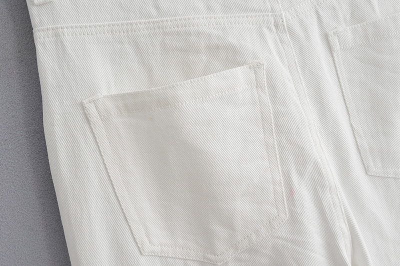 Fashion White Washed Jeans,Pants