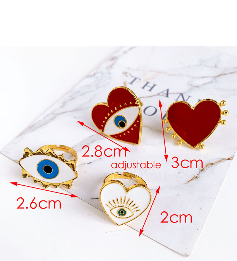 Fashion Red Alloy Love Ring,Fashion Rings