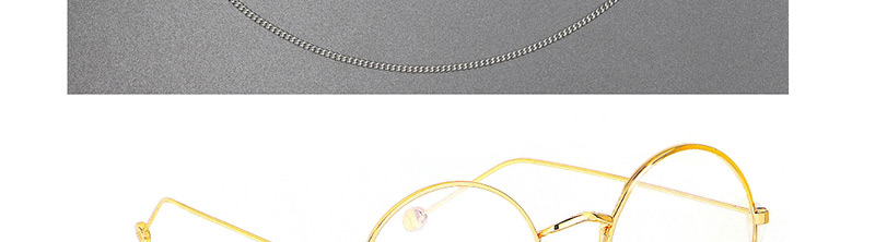 Fashion Silver Stainless Steel Heart Chain Non-slip Glasses Chain,Sunglasses Chain