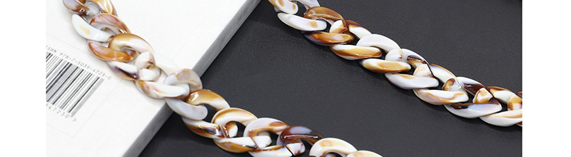 Fashion Gray Resin Acrylic Leopard Eyewear Chain,Sunglasses Chain