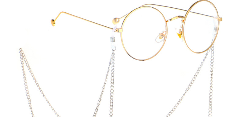 Fashion Silver Non-slip Metal Five-star Glasses Chain,Sunglasses Chain