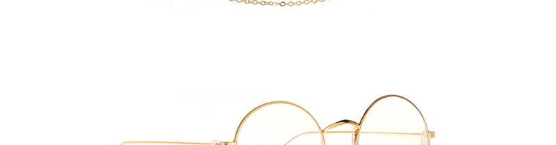 Fashion Gold Metal Mouth Lipstick Non-slip Glasses Chain,Sunglasses Chain