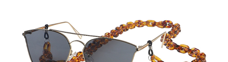 Fashion Leopard Resin Acrylic Anti-skid Glasses Chain,Sunglasses Chain