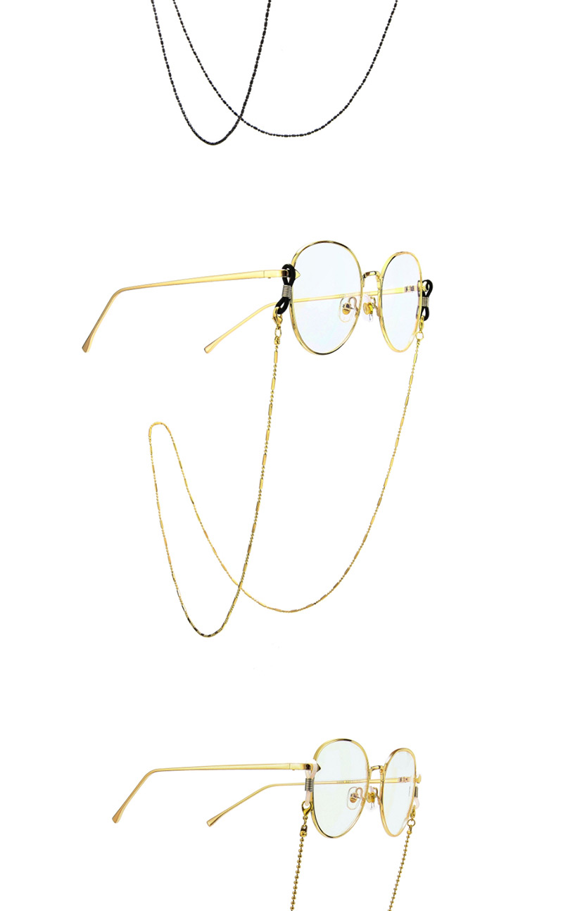 Fashion Silver Non-slip Hollow Chain Metal Glasses L Chain Lengthening Bold 2.4mm,Sunglasses Chain
