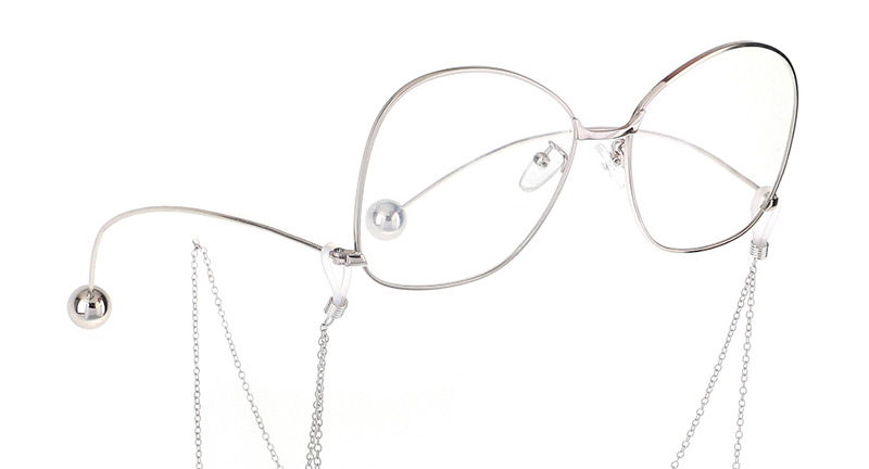 Fashion Silver Metal Triangle Mirror Chain,Sunglasses Chain