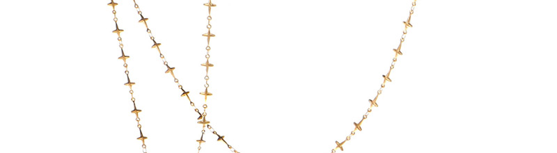 Fashion Gold Copper Airplane Bead Chain,Sunglasses Chain