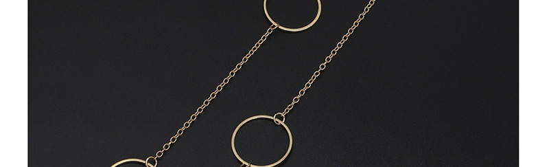 Fashion Silver Non-slip Metal Geometric Round Glasses Chain,Sunglasses Chain