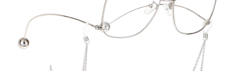 Fashion Silver Non-slip Metal Pearl Star Glasses Chain,Sunglasses Chain