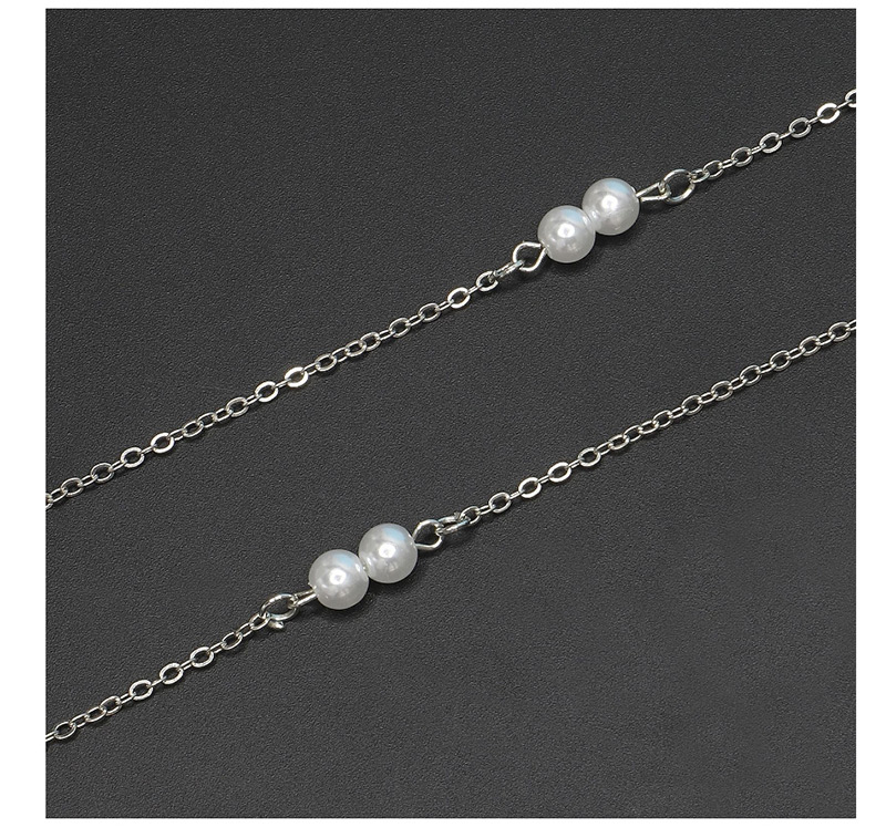 Fashion Silver Color-protection Pearl Chain,Sunglasses Chain