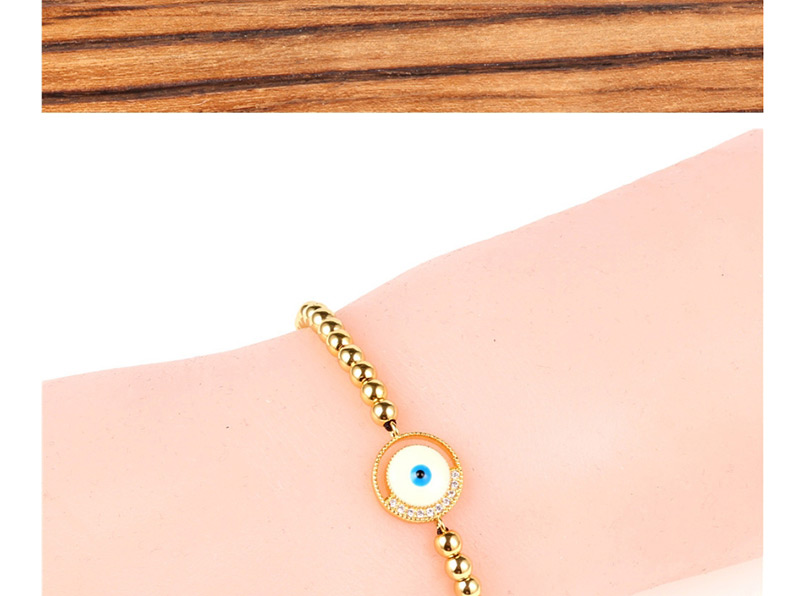 Fashion Blue Flash Drill Eye Inlaid Zircon Ball Bracelet,Bracelets