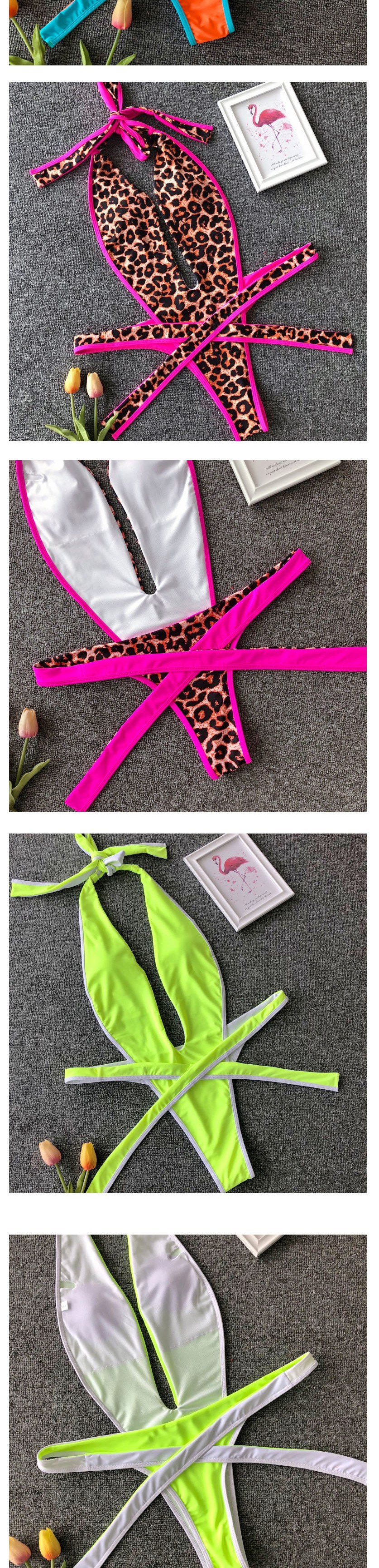 Fashion Khaki Bandage Pull-up One-piece Swimsuit,One Pieces