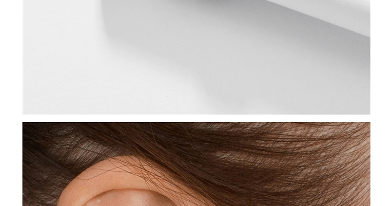 Fashion White Alloy C-word Multi-layer Diamond Earrings,Hoop Earrings