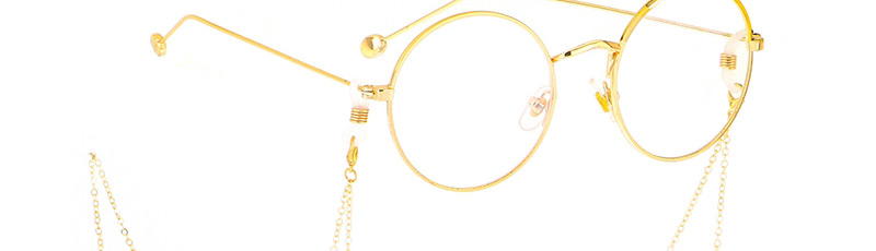 Fashion Gold Metal Five-star Diamond Chain,Sunglasses Chain