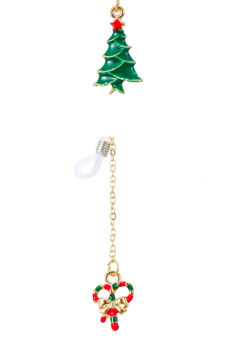 Fashion Gold Non-slip Metal Christmas Tree Glasses Chain,Sunglasses Chain