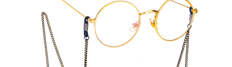 Fashion Black Hanging Neck Large Note Chain Glasses Chain,Sunglasses Chain