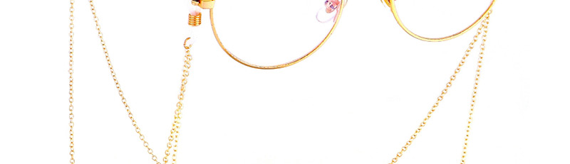 Fashion Gold Metal Small Conch Anti-skid Glasses Chain,Sunglasses Chain