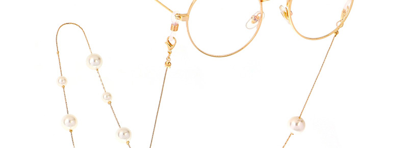 Fashion Gold Size Pearl Sweater Chain Glasses Chain Two Models,Sunglasses Chain