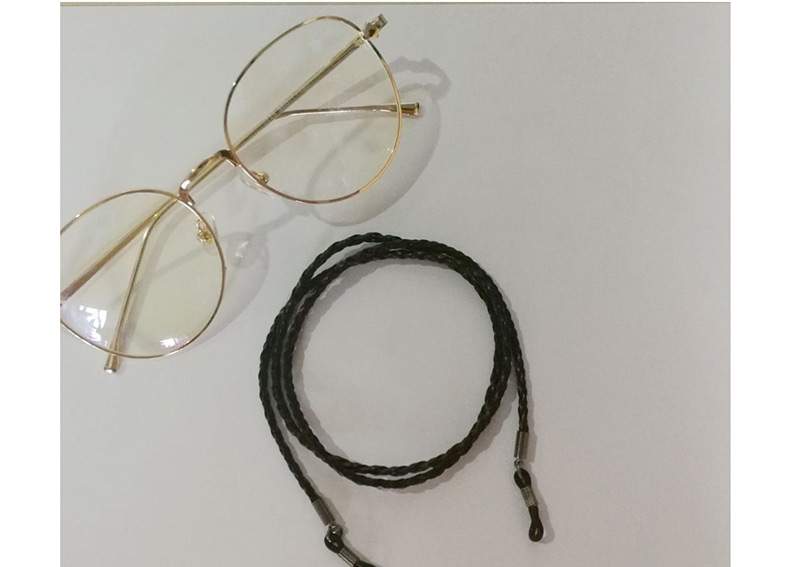 Fashion Black Woven Twist Chain Chain,Sunglasses Chain