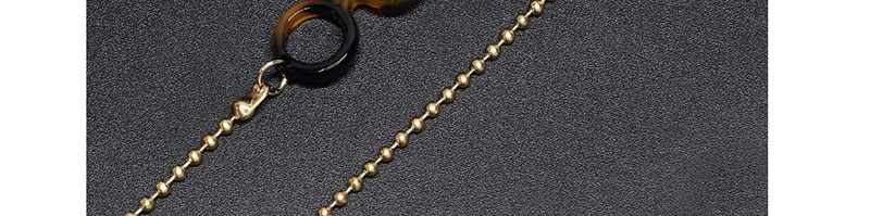 Fashion Silver Color-protection Beaded Chain Leopard-slip Anti-slip Glasses Chain,Sunglasses Chain