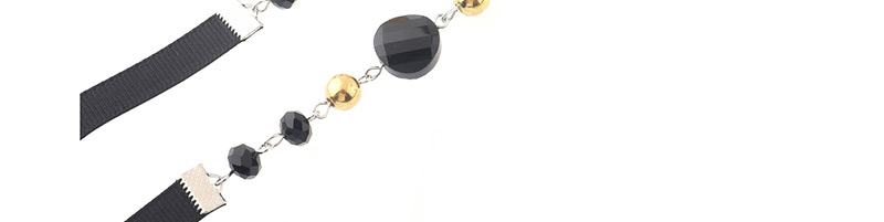 Fashion Black Beads Acrylic Chain,Sunglasses Chain