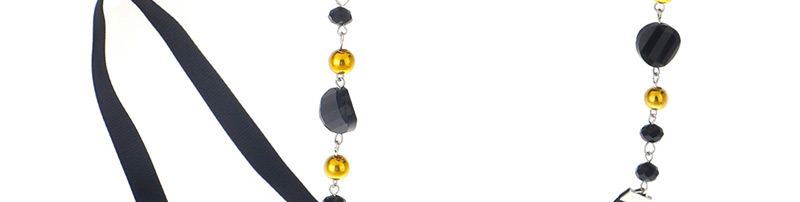 Fashion Black Beads Acrylic Chain,Sunglasses Chain